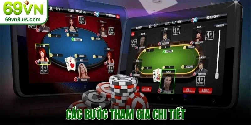 Các bước tham gia chi tiết